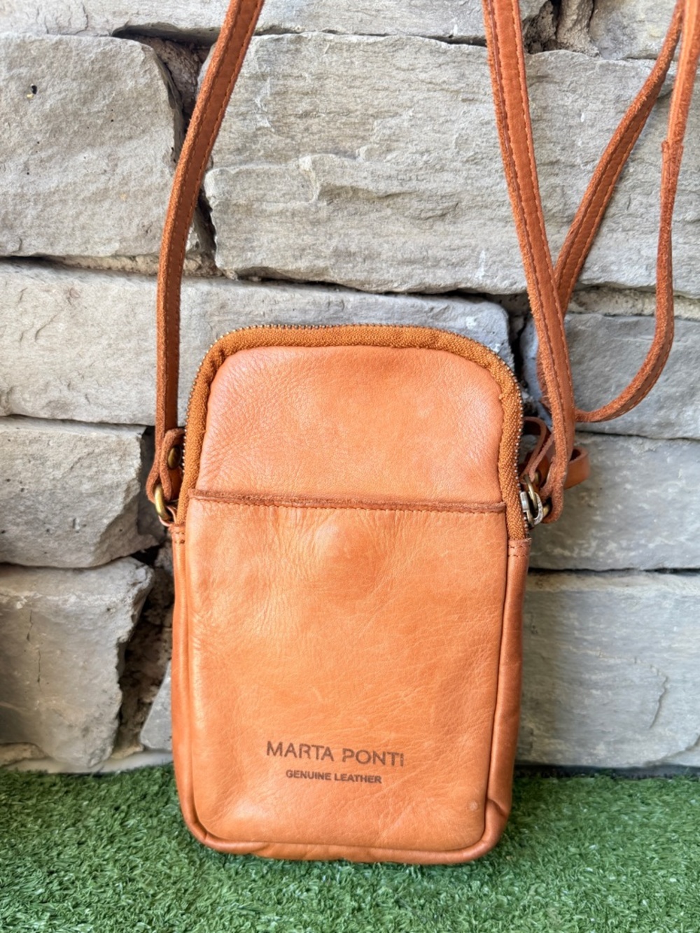 Marta Ponti Genuine Leather Women’s Crossbody Bag